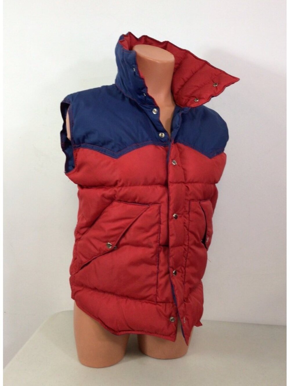 Franconia Vintage Retro Vest Puffer Womens Small